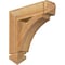 Ekena Millwork Thorton Arts & Crafts Rough Sawn Bracket, Western Red Cedar, 4"W x 18"D x 18"H BKT04X18X18THR03RWR - alternate 1
